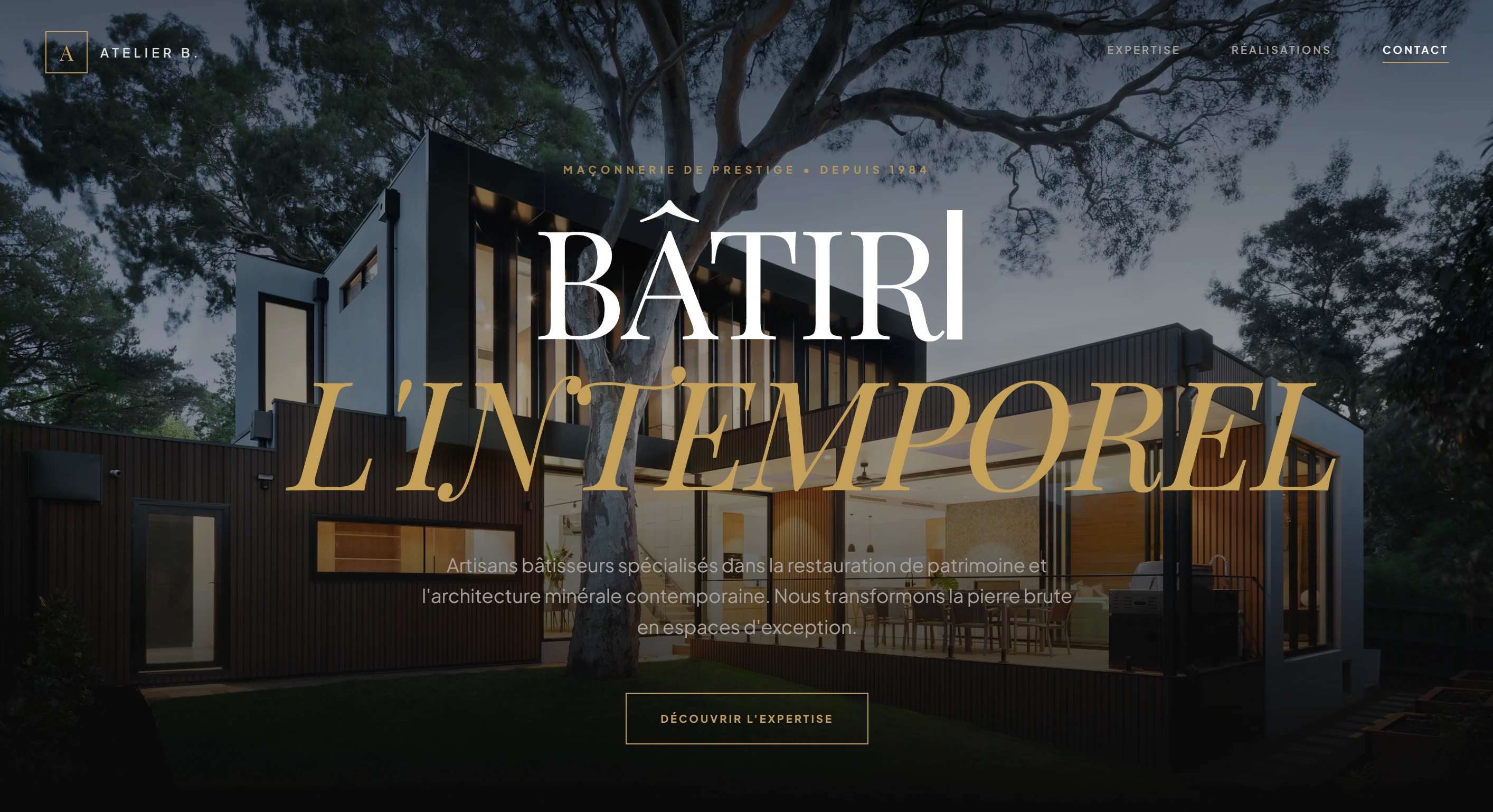 Création de site internet pour un artisan